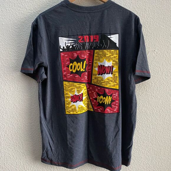 Red Rocks Amphitheatre Superheroes 2019 Concert List Morrison Colorado T-Shirt L - Picture 2 of 6